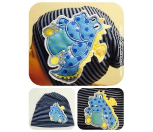 Stickdatei - Knuffeldrachen Oskar